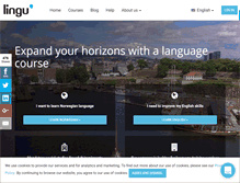 Tablet Screenshot of lingu.no